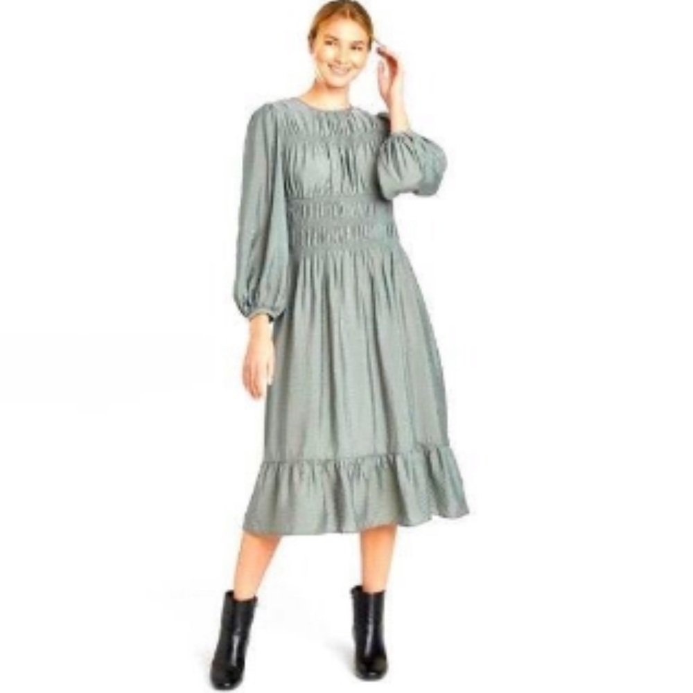 🏷▫️NWT Prologue Tiered Boho Midi Dress▫️